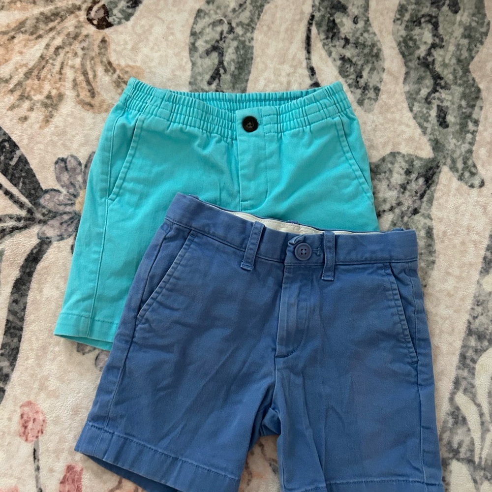 Janie and Jack & Crewcuts Blue Shorts Set of 2